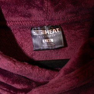 32 Degrees HEAT Fleece Hooded PJ
